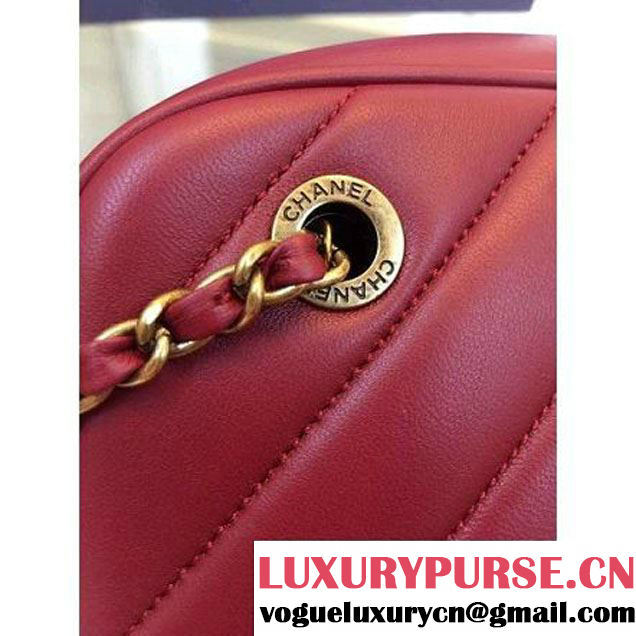 Chanel A92898 Lambskin Camera Case Red Paris-Salzburg 2015 (2a143-071002 )