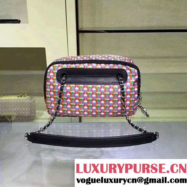 Chanel Small Rubber Camera Case With A Removable Raincoat Black Cruise 2016 (2A143-122124 )