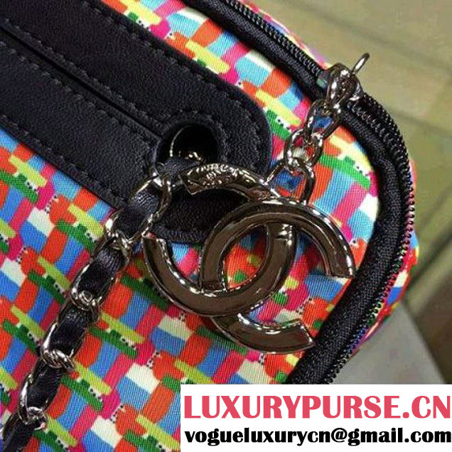 Chanel Small Rubber Camera Case With A Removable Raincoat Black Cruise 2016 (2A143-122124 )