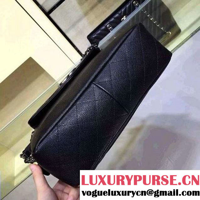 Chanel A93283 Grained Calfskin & Lambskin Camera Case Black Pre S/S 2016 (2A143-6033802 )