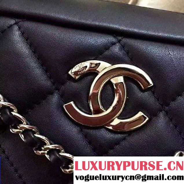 Chanel Calfskin Camera Bag Black 2016 (2B038-6040814 )