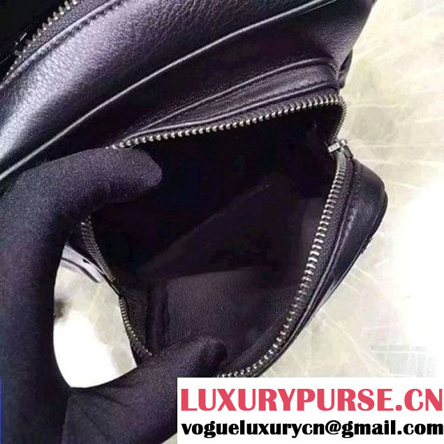 Chanel Calfskin Camera Cross Body Bag Black 2016 (2A057-6042719 )