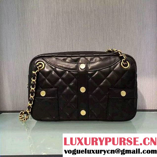 Chanel Small Girl Chanel Shoulder Bag Black F/W 2016 (2A143-6101408 )