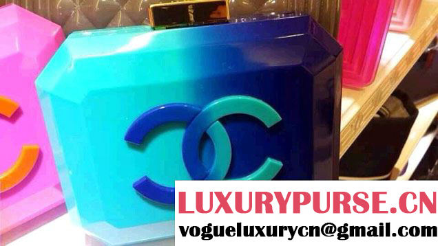 Presale Chanel blue Boy Brick Clutch Bag