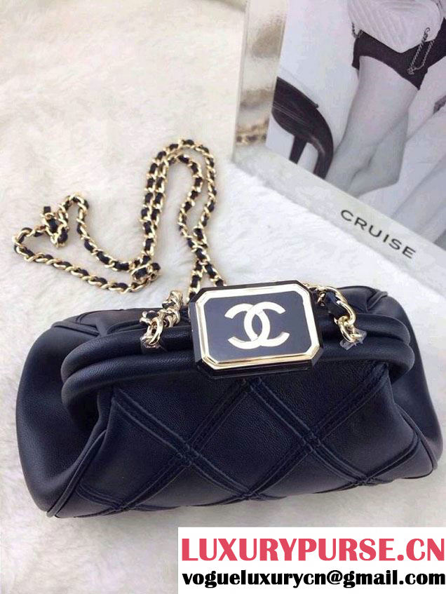 Chanel Blue New Clutch Bag Spring Summer 2014