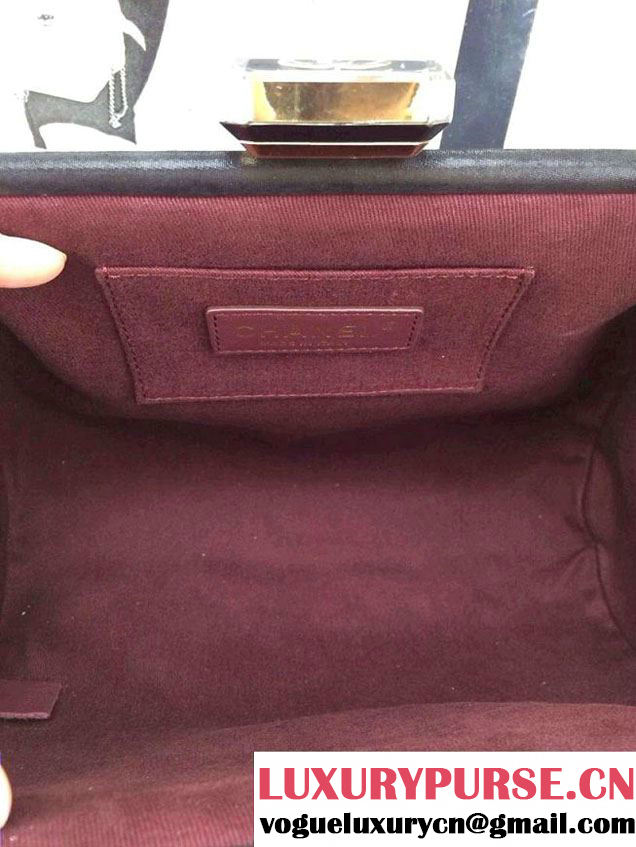 Chanel Black New Clutch Bag Spring Summer 2014