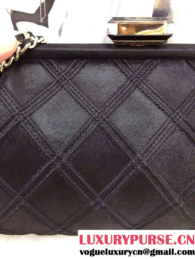 Chanel Black New Clutch Bag Spring Summer 2014