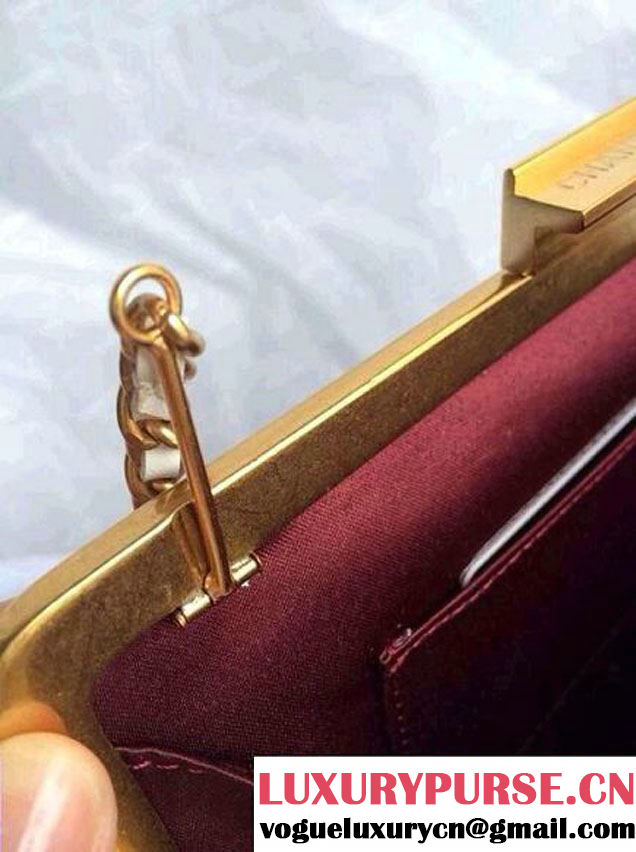 Chanel Plexiglass Mini Flap Bag in Clutch Frame White - Spring Summer 2014