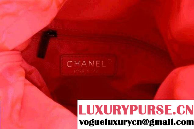 Chanel Drawstring Bucket Bag Pink 2014