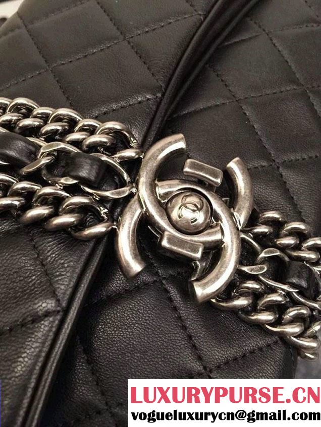 Chanel Lambskin Chain Evening Clutch Bag A94341 2014