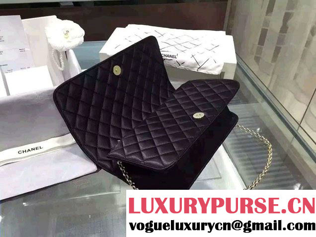 Chanel Pearl Chain Flap Clutch Bag 2015