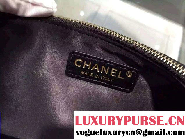 Chanel Pearl Chain Flap Clutch Bag 2015