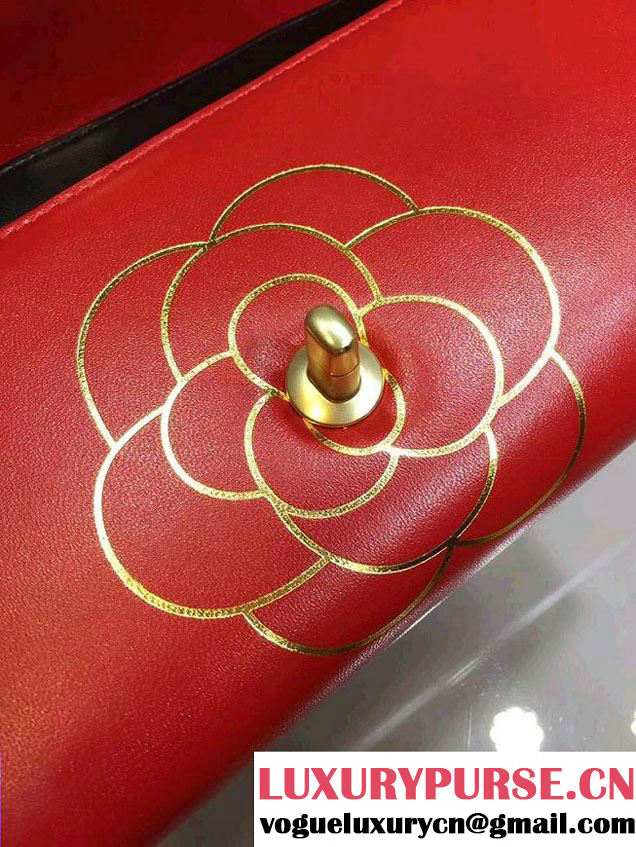 Chanel Menu CC Clutch Bag Red Fall Winter 2015