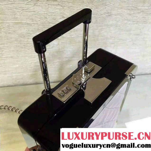 Chanel Evening In The Air Mini Trolley Minaudiere Bag A94634 White 2016