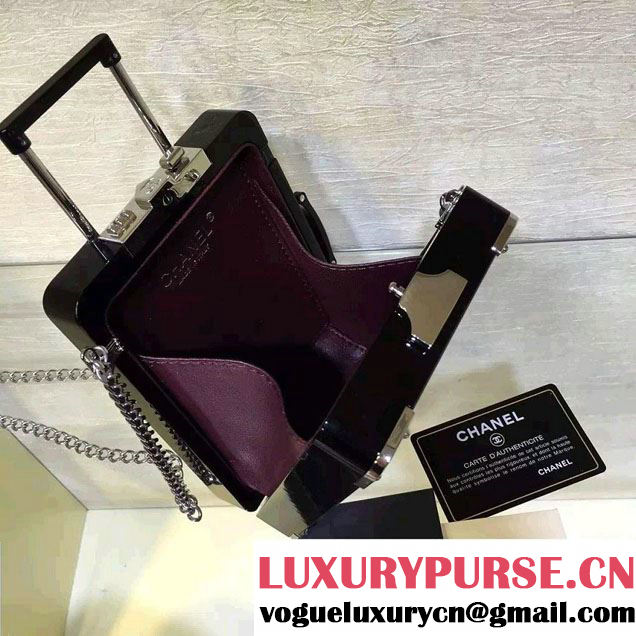 Chanel Evening In The Air Mini Trolley Minaudiere Bag A94634 White 2016