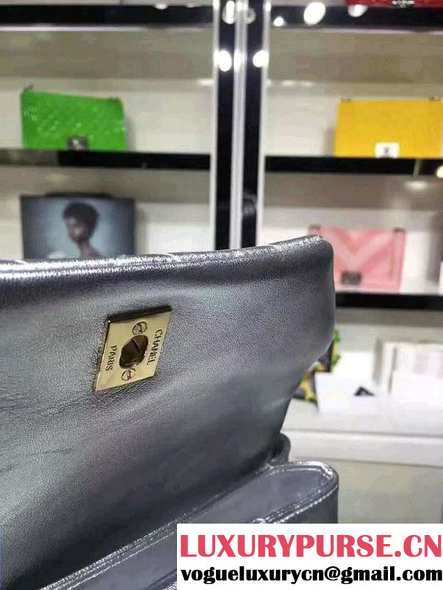 Chanel Fold Up Again Clutch Bag A98558 Silver/Gold 2016
