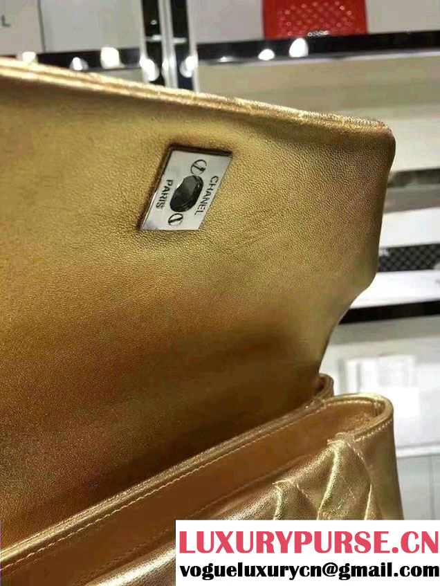 Chanel Fold Up Again Clutch Bag A98558 Gold/Silver 2016