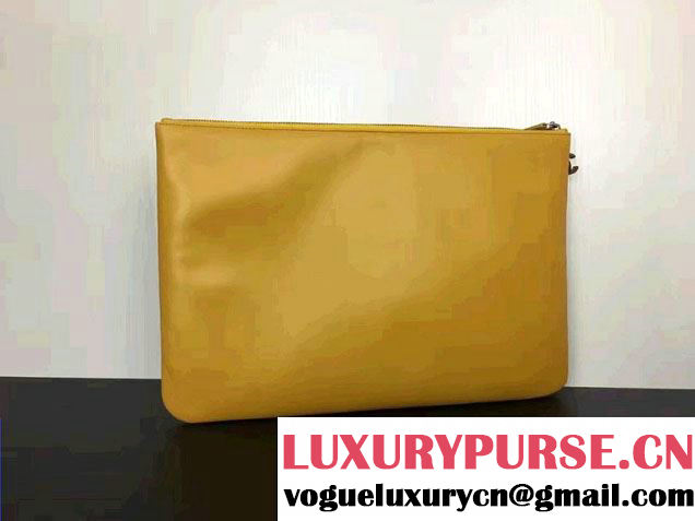 Chanel Lambskin and Car Printed Pouch Clutch Bag 2017