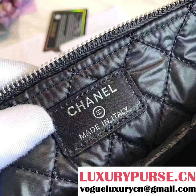 Chanel Keyboard Pouch Bag With Robot Charm Black 2017