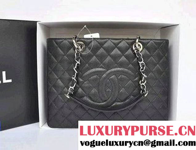 Chanel Coco Cocoon Original Caviar Leather Shoulder Bag A36092 Black - $319.00