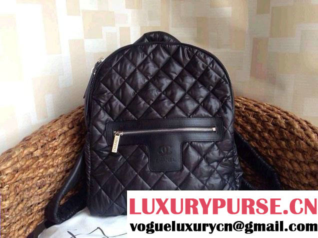 Chanel Coco Cocoon Backpack Black Fall 2014