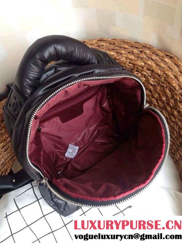 Chanel Coco Cocoon Backpack Black Fall 2014