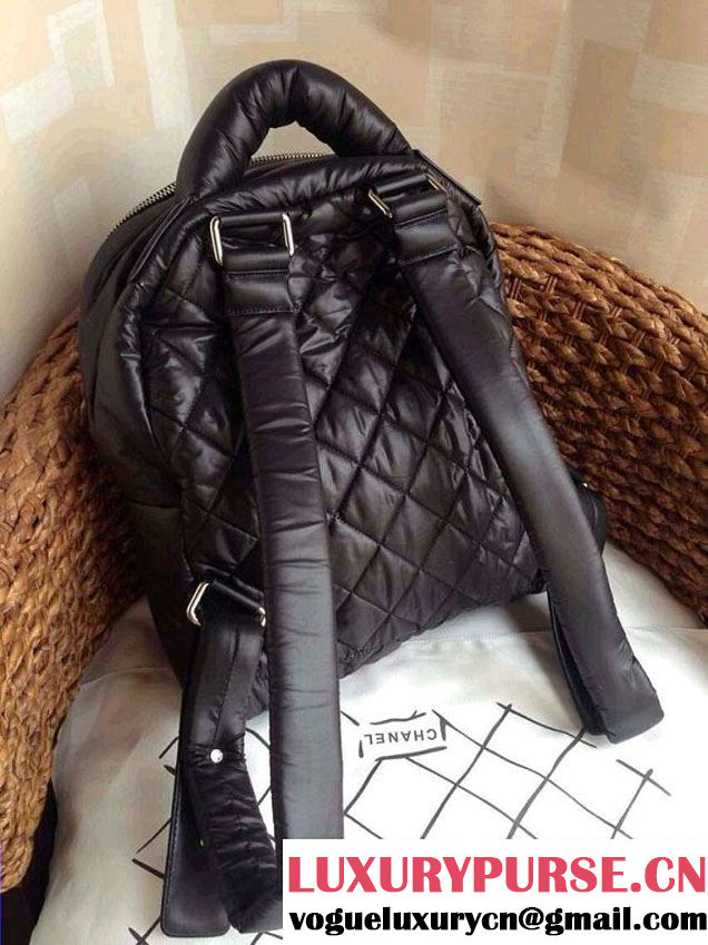 Chanel Coco Cocoon Backpack Black Fall 2014