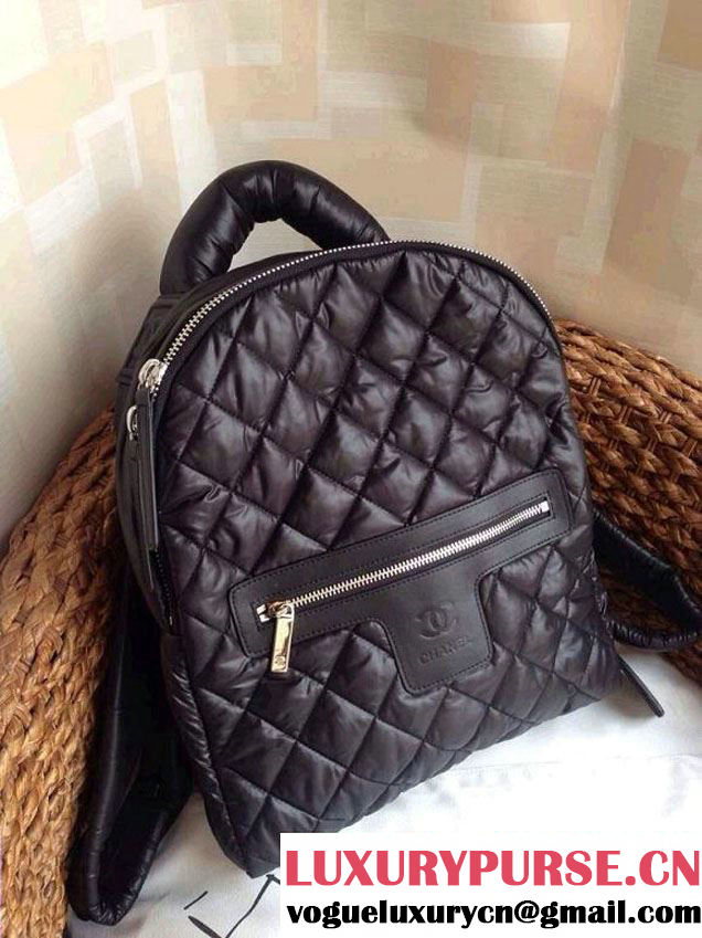 Chanel Coco Cocoon Backpack Black Fall 2014