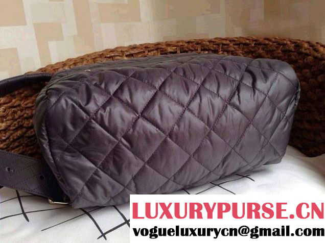 Chanel Coco Cocoon Backpack Grey Fall 2014
