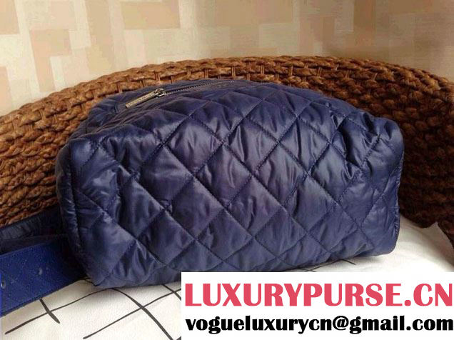 Chanel Coco Cocoon Backpack Navy Blue Bicolor Fall 2014