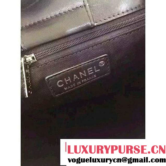 Chanel Large Single Top Handle CC Drawstring Bucket Bag Lambskin Red 2016 (2A057-6052516 )