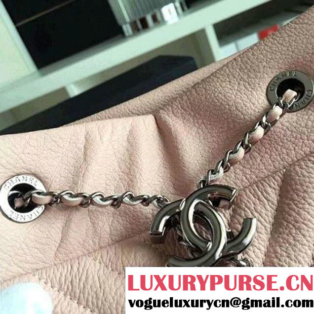 Chanel Calfskin Small Drawstring Bag A91135 Pink Spring-Summer 2016 (KN-6080821 )