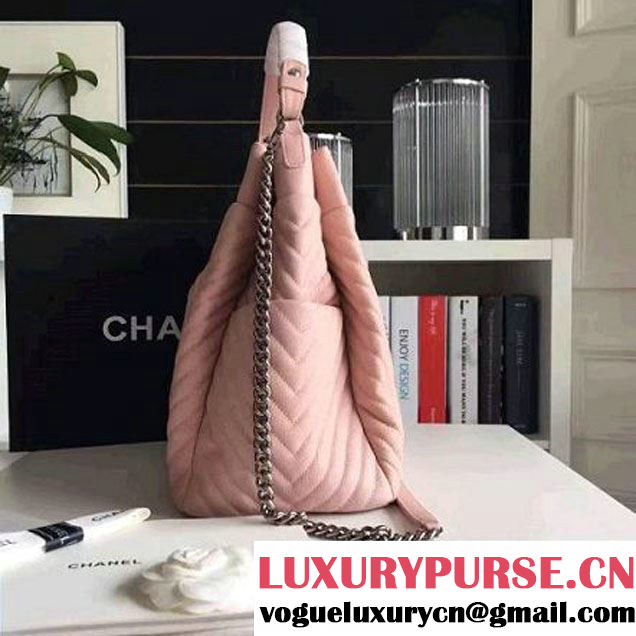 Chanel Calfskin Small Drawstring Bag A91135 Pink Spring-Summer 2016 (KN-6080821 )