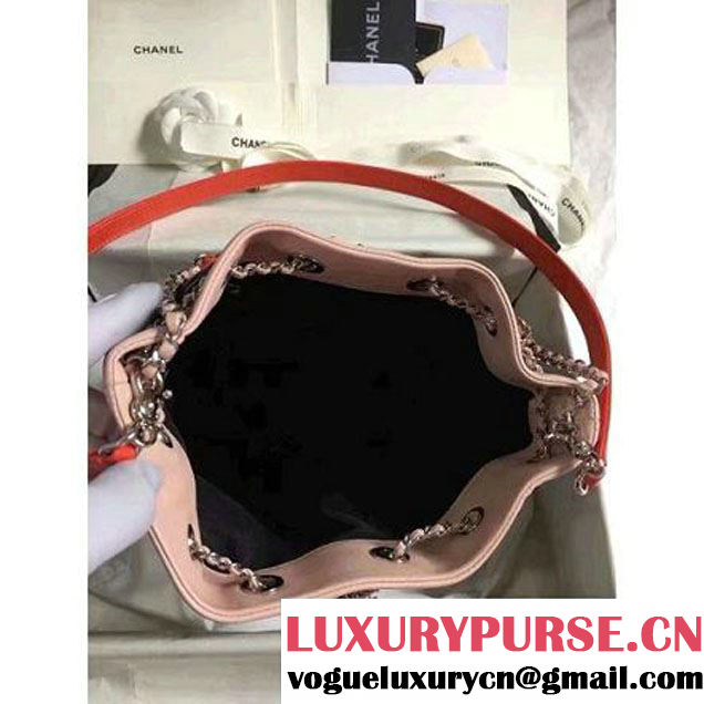 Chanel Black Multicolor Lambskin/Resin Small Drawstring Bag A93730 Cruise 2017 (KN-7020835 )
