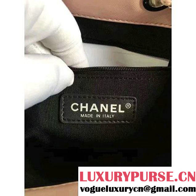 Chanel Black Multicolor Lambskin/Resin Small Drawstring Bag A93730 Cruise 2017 (KN-7020835 )