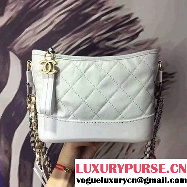 Chanel's Gabrielle Small Hobo Bag A91810 White S/S 2017 (2A143-7032203 )