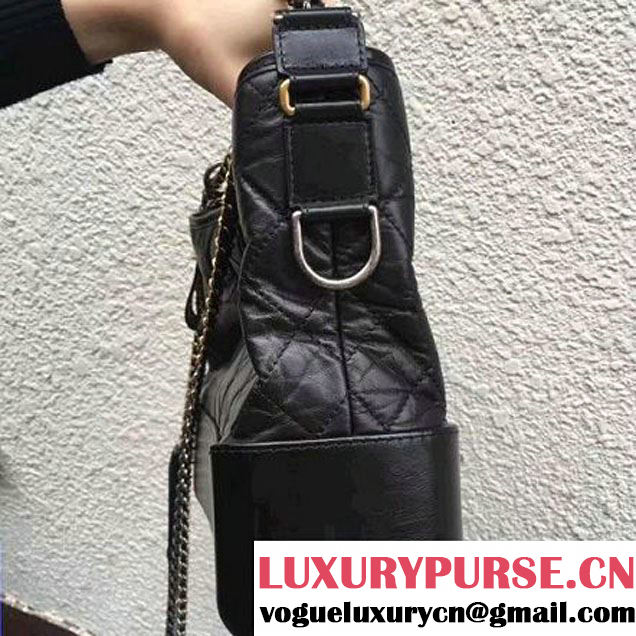 Chanel's Gabrielle Medium Hobo Bag A91824 Black S/S 2017 (2A143-7032204 )