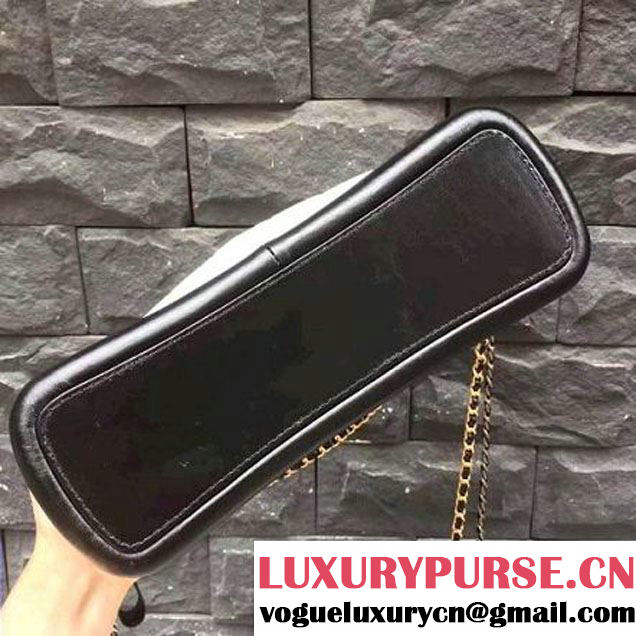 Chanel Gabrielle Medium Hobo Bag A93824 White/Black 2017 (2A143-7041002 )