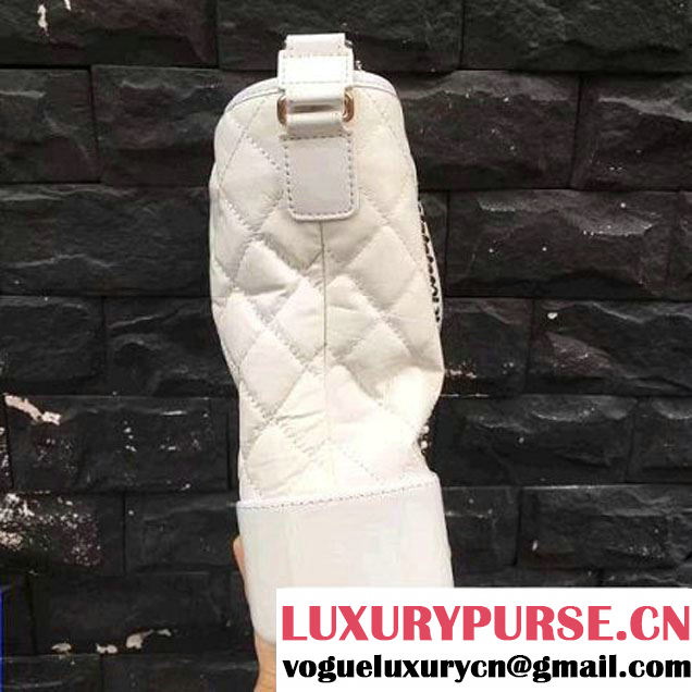 Chanel Gabrielle Large Hobo Bag A93825 White 2017 (2A143-7041006 )