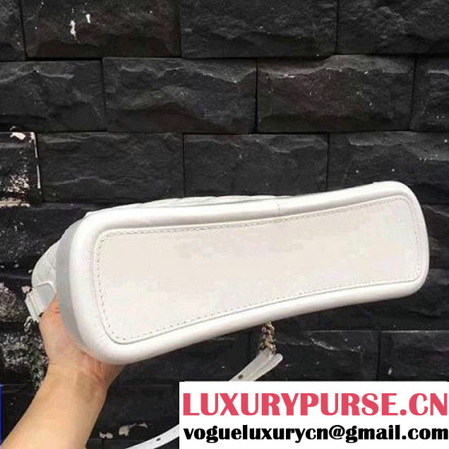 Chanel Gabrielle Large Hobo Bag A93825 White 2017 (2A143-7041006 )