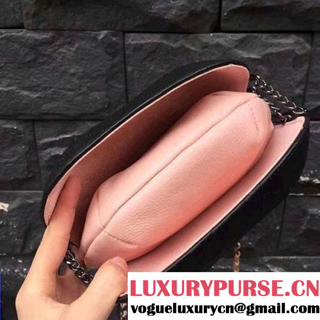 Chanel Gabrielle Purse Bag A98787 Pink/Black 2017 (2A143-7041009 )