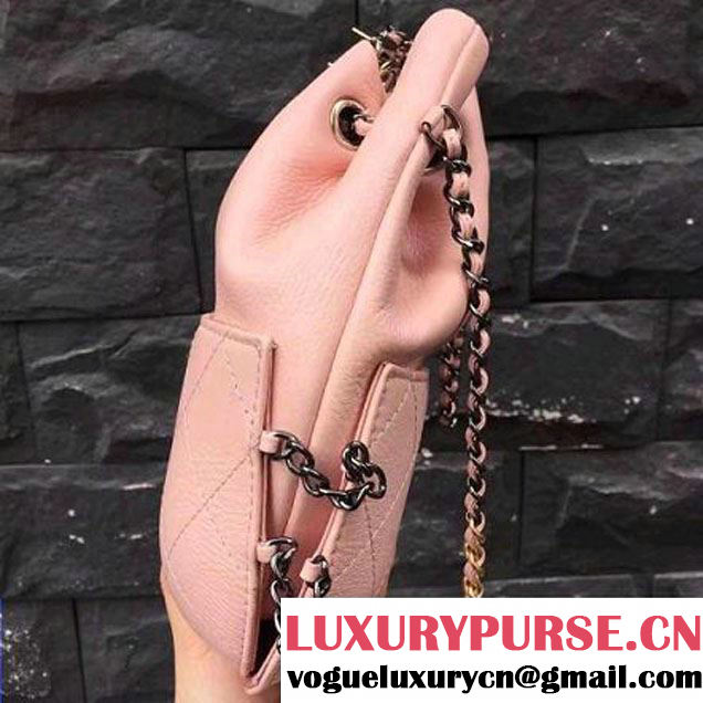 Chanel Gabrielle Purse Bag A98787 Pink 2017 (2A143-7041011 )