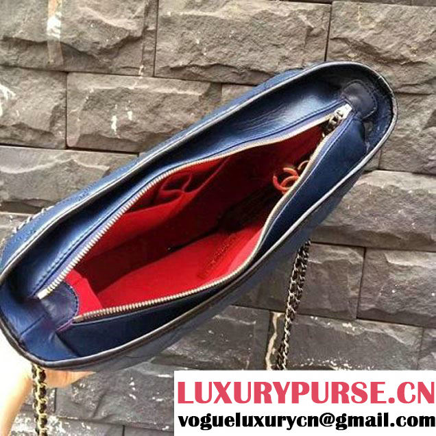 Chanel Gabrielle Large Hobo Bag A93825 Blue/Black 2017 (2A143-7050403 )