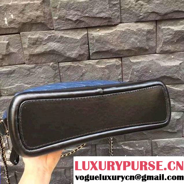 Chanel Gabrielle Large Hobo Bag A93825 Blue/Black 2017 (2A143-7050403 )
