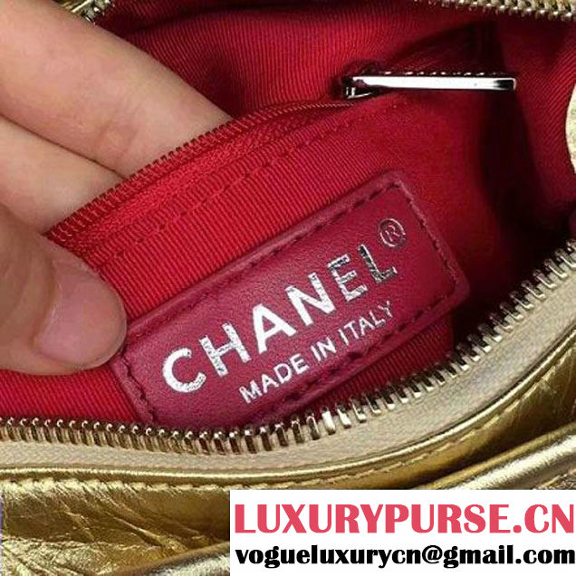 Chanel's Gabrielle Small Hobo Bag A91810 Gold S/S 2017 (2A143-7051831 )
