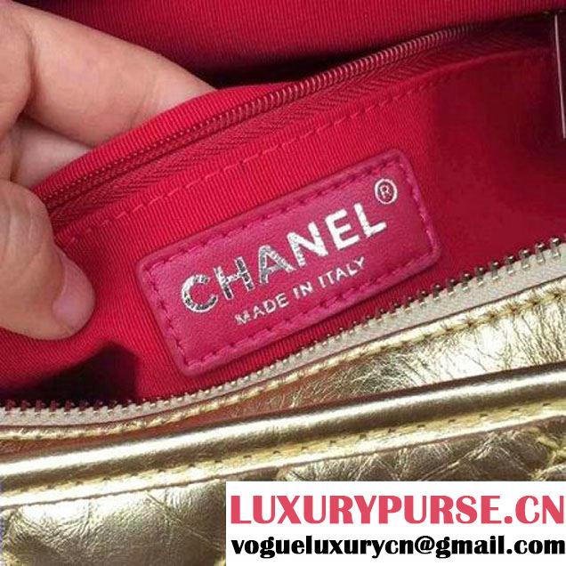 Chanel Gabrielle Medium Hobo Bag A93824 Gold 2017 (2A143-7051832 )