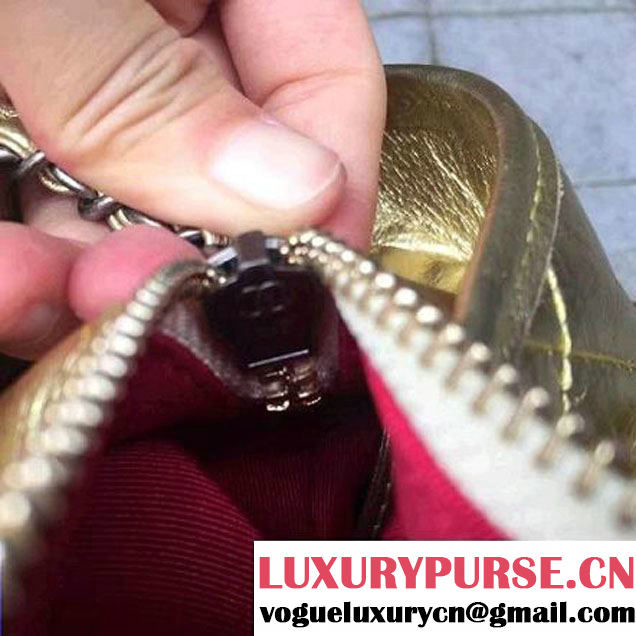 Chanel Gabrielle Medium Hobo Bag A93824 Gold 2017 (2A143-7051832 )