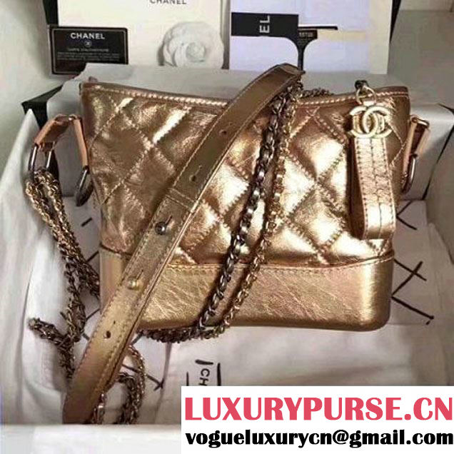 Chanel's Gabrielle Small Hobo Bag A91810 Pink Gold S/S 2017 (KN-7051833 )