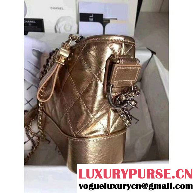 Chanel's Gabrielle Small Hobo Bag A91810 Pink Gold S/S 2017 (KN-7051833 )