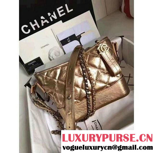 Chanel's Gabrielle Small Hobo Bag A91810 Pink Gold S/S 2017 (KN-7051833 )